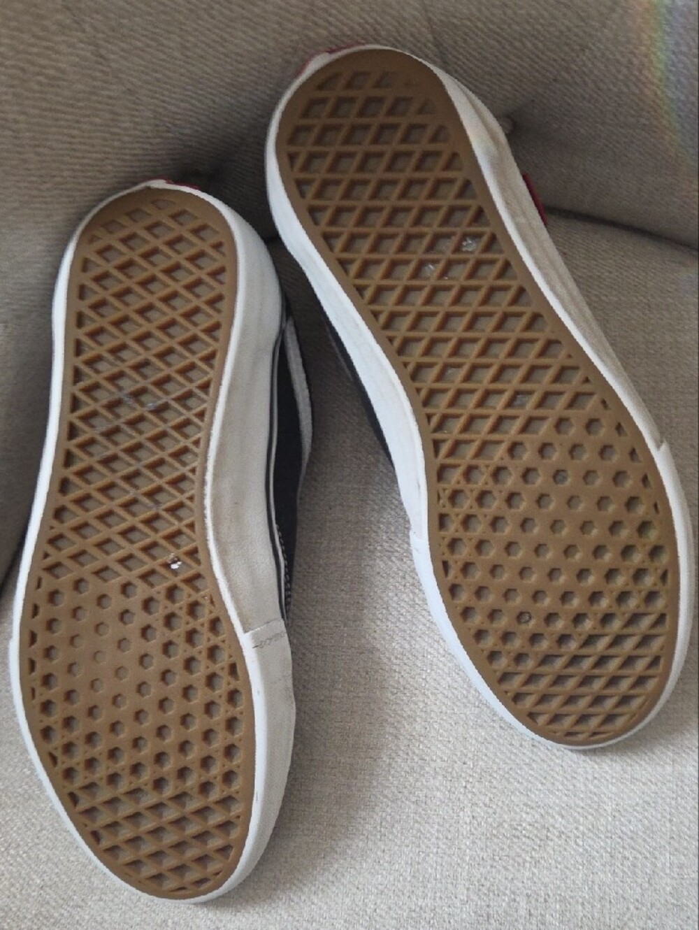 VANS black & White Low-Top Skate Sneakers with White Stripe - Picture 3 of 6